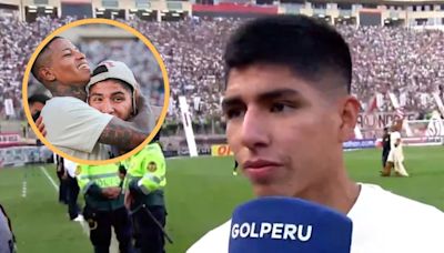 Piero Quispe se olvidó de Pumas, celebró con Universitario en el campo y dejó fuerte mensaje a los equipos rivales de Perú