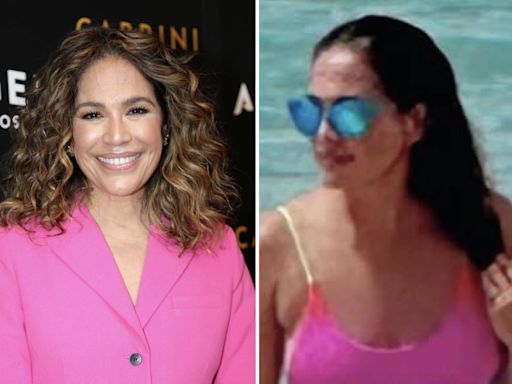 Karla Martínez posa en traje de baño en las playas de República Dominicana