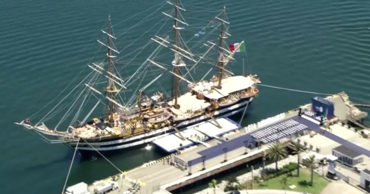 Historic Italian Navy vessel from Italy visits Port of Los Angeles and is ready for visitors