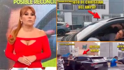 Magaly Medina califica de ‘tonta’ a Karla Tarazona por manejar carro de Domínguez: “Es la única que le cree”