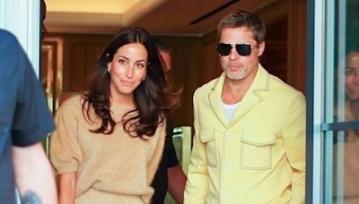 Brad Pitt, 60, rocks yellow flares as he steps out with Ines de Ramon, 34, for stylish date