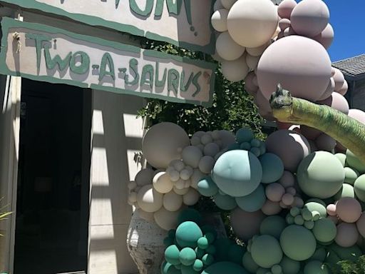 Khloé Kardashian hosts extravagant ‘Two-a-saurus’ dinosaur bash for son Tatum’s 2nd birthday