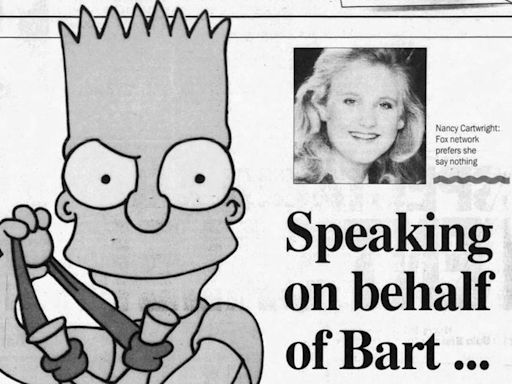 Before Nancy Cartwright was a star, the voice for Bart Simpson was a Friendly's waitress in Kettering