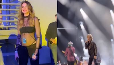 Luciana Gimenez curte show dos The Rolling Stones nos EUA; veja