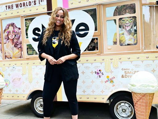 Why is Tyra Banks serving ice cream in Washington D.C.?