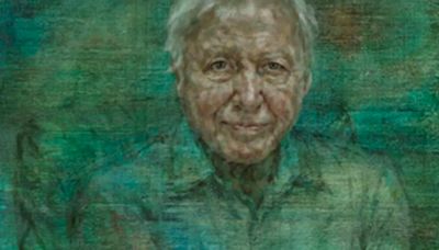 Jonathan Yeo Paints a Verdant Green Portrait of Sir David Attenborough