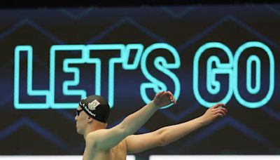 400 m Freistil in 32 Bildern: Wie Lukas Märtens fast Weltrekord schwamm