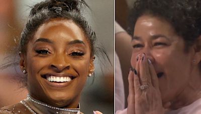 Watch Simone Biles' Family React To Dazzling Routine As She Makes History Yet Again