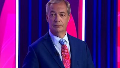 Nigel Farage clashes with Question Time’s Fiona Bruce as she reads list of offensive remarks made by Reform candidates