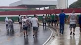 Un grupo de hinchas del Fluminense se presentó en un entrenamiento para protestar por los malos resultados