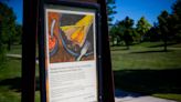 Students respond to 'An American Sunrise' with artwork display in Van Bragt Park