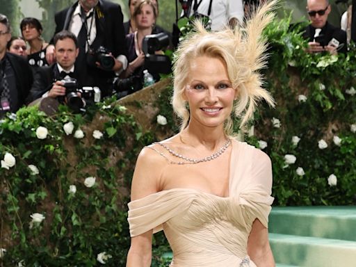 Pamela Anderson wears ethereal gown to the 2024 Met Gala