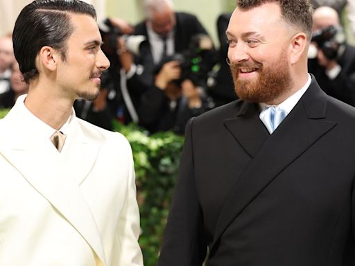 Sam Smith And Partner Christian Cowan Make First Red Carpet Appearance At Met Gala