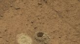 What's in this most recent hole NASA drilled on Mars?
