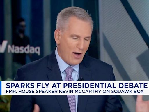 Kevin McCarthy Gets Laughs After Saying Trump ‘Controlled Himself’ at Debate