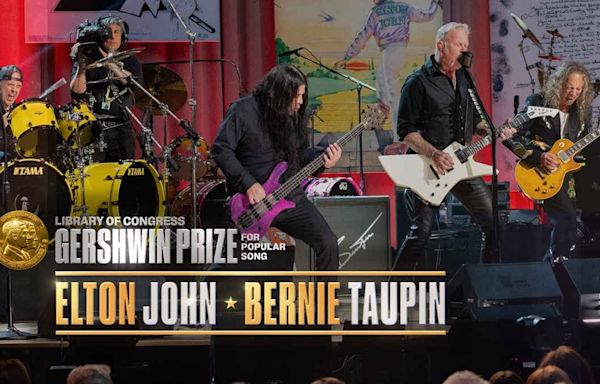 Metallica Share Full Elton John and Bernie Taupin Tribute Performance