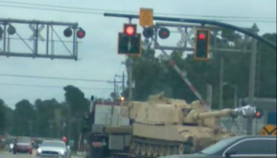 Watch: Cell phone video captures train crashing through tractor trailer carrying a tank! - ABC Columbia