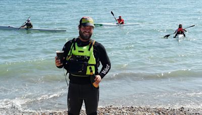 Kayaker’s ‘surreal’ return to land after 58 days paddling around British coast