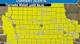 Update: Tornado Watch in effect until 5 p.m. Tuesday