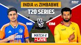 IND vs ZIM, 4th T20I Live Score: India opt to field first against Zimbabwe; Avesh Khan dropped