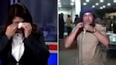 Gaza Journalist Tears Off Protective Gear After Learning of Colleague's Death Live On-Air