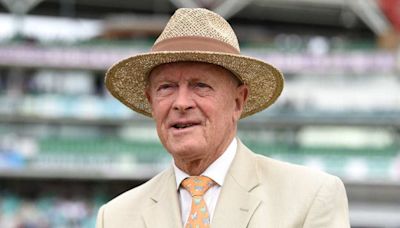 Sir Geoffrey Boycott in hospital with pneumonia following throat cancer surgery