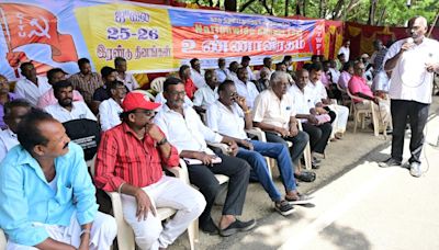 Port workers begin two-day hunger strike in Thoothukudi