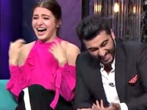 When Karan Johar told Anushka Sharma "Arjun Kapoor is in love with you" and latter replied, "You say anything on your show"