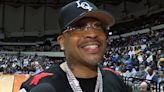 Elite basketball talent at Hampton Coliseum for Allen Iverson roundball classic