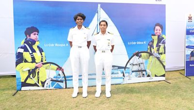 2 women Naval officers set off to make history on the high seas – with Coldplay, Carl Sagan for company