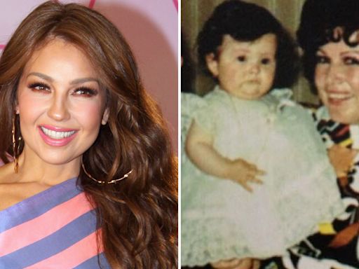 Thalía confiesa que aún intenta llamar a su fallecida mamá y se da “de frente contra la pared”