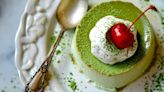 Aprende a preparar este delicioso flan de té de matcha lleno de antioxidantes