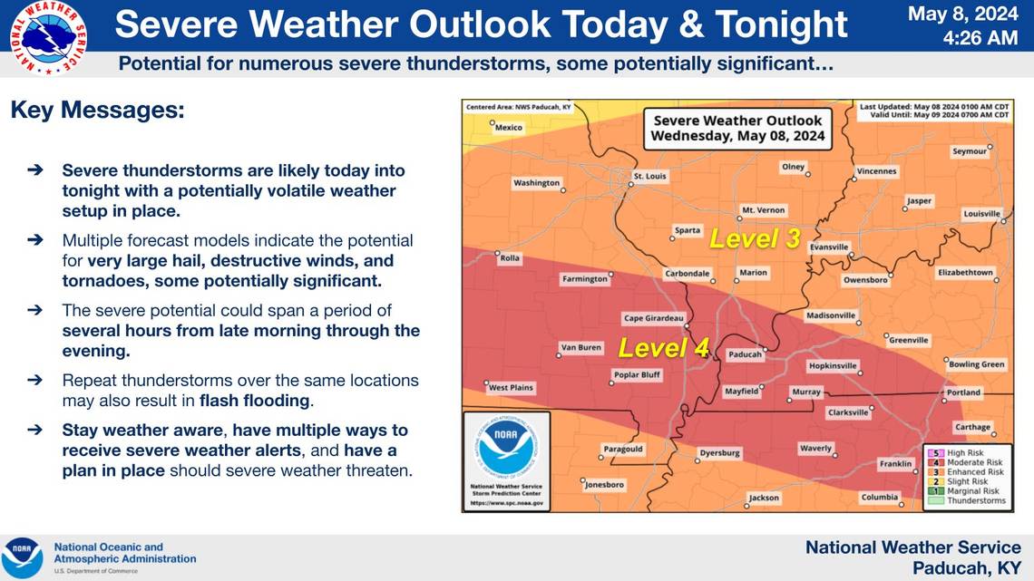 Forecast: Lexington under flood watch, more severe weather possible for Kentucky