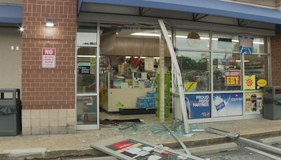 Glass storefront heavily damaged when suspects stole ATM from Landover Hills mart: Police