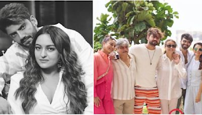 Sonakshi Sinha bonds with soon-to-be husband Zaheer Iqbal's family ahead of their wedding; see VIRAL pic