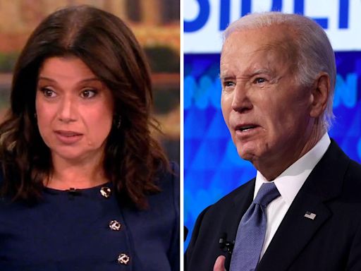 Ana Navarro compares Biden dropping out to a "champion athlete" retiring and walking "away into the sunset" on 'The View': "That made me sad"