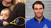 Rafael Nadal’s Son Watches Dad at the 2024 French Open — and He Has His Own Mini Tennis Racket!