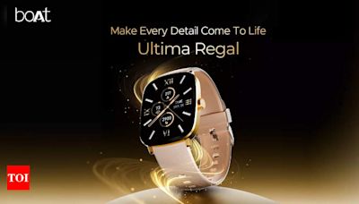 Boat Ultima Regal smartwatch with a metal build launched: Price, features and more - Times of India