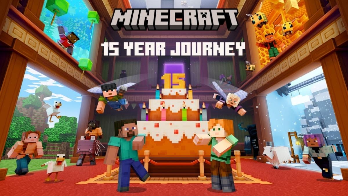 Minecraft Reveals Free 15th Anniversary Museum Map