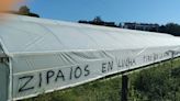 Las graves pintadas en Hernani contra el nuevo consejero vasco de Seguridad: “Cipayos en lucha tiro en la nuca”