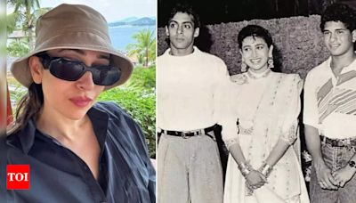 Karisma Kapoor remembers Sachin Tendulkar’s visit to Andaz Apna Apna sets: 'He was just this teen sensation' | Hindi Movie News - Times of India
