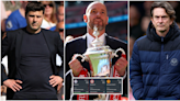 Ten Hag's stats compared to Pochettino's and Frank's as update on Man Utd boss's future emerges