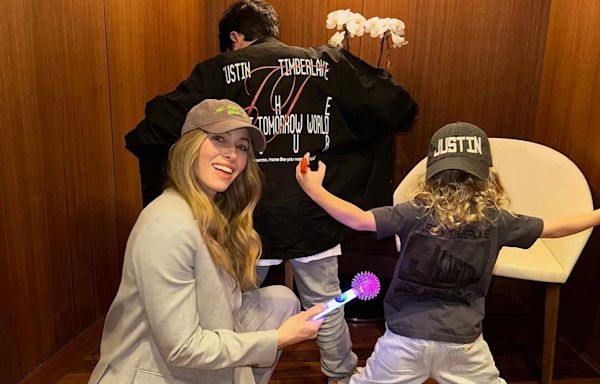 Jessica Biel and Her Two Sons Adorably Support Dad Justin Timberlake on Tour: 'It's a Family Affair Y'all'