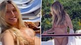 Heidi Klum soaks up some sun in a sparkling gold bikini in France: ‘Jet-lagged, ready to get a tan’