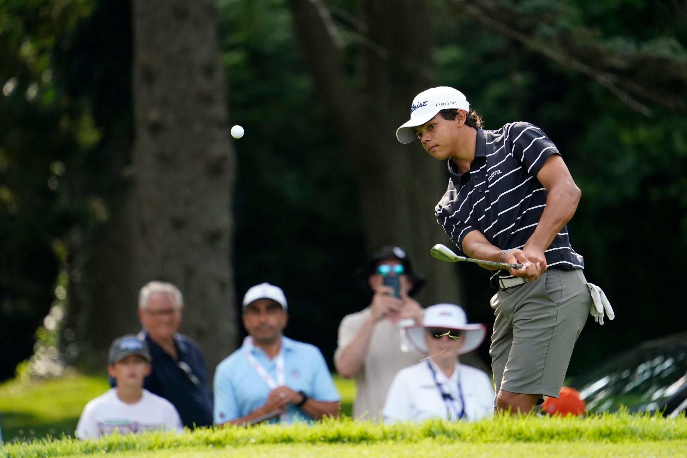 Charlie Woods shot tracker: Hole-by-hole updates on Day 2 of US Junior Amateur