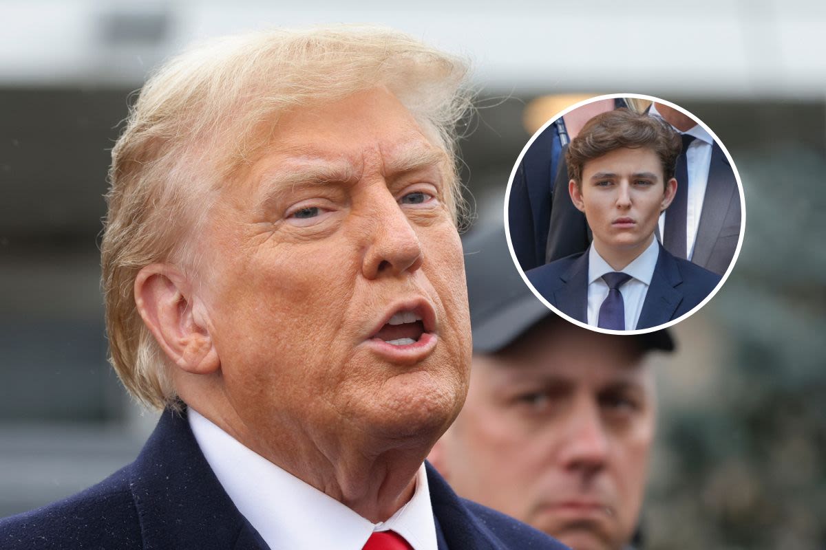 Donald Trump gets Barron's age wrong in TV interview