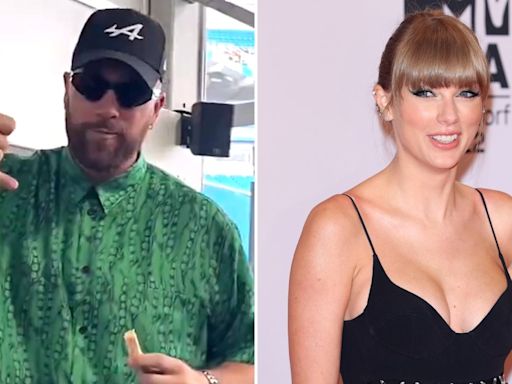 Travis Kelce Welcomed to F1 Miami Grand Prix With Taylor Swift Song