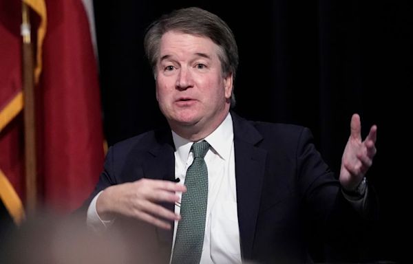 Brett Kavanaugh speaks about presidential power, his Taylor Swift fandom and an expensive trip to see Caitlin Clark