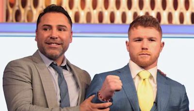 ‘Canelo’ Álvarez y Óscar De la Hoya casi se van a los golpes