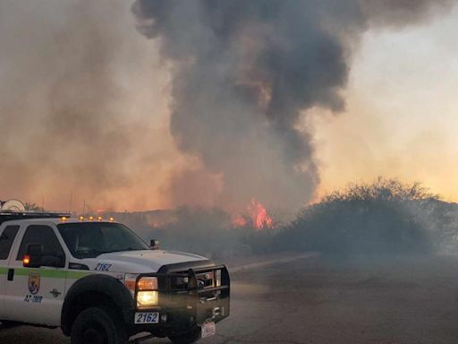 Suspect arrested in alleged arson, burning of national wildlife refuge in Yuma